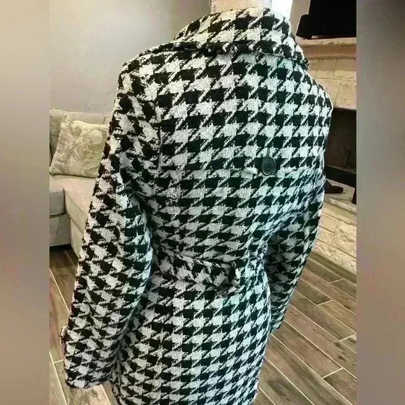 JouJou- Long black and white coat - Large - Picture 3 of 16